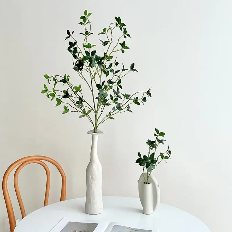 Foglia di Palma Artificiale 105cm, Pianta Verde Finta per Decorazioni Matrimoniali, Casa, Tavolo, Accessori Fotografici