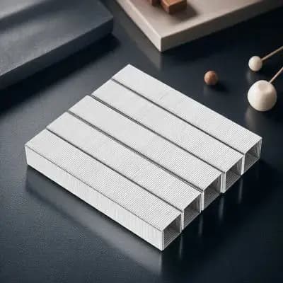 1000 Pezzi Graffette in Acciaio Inossidabile, Mini Graffette Resistenti per Ufficio, Scuola, Casa, Accessori per Rilegatura Carta