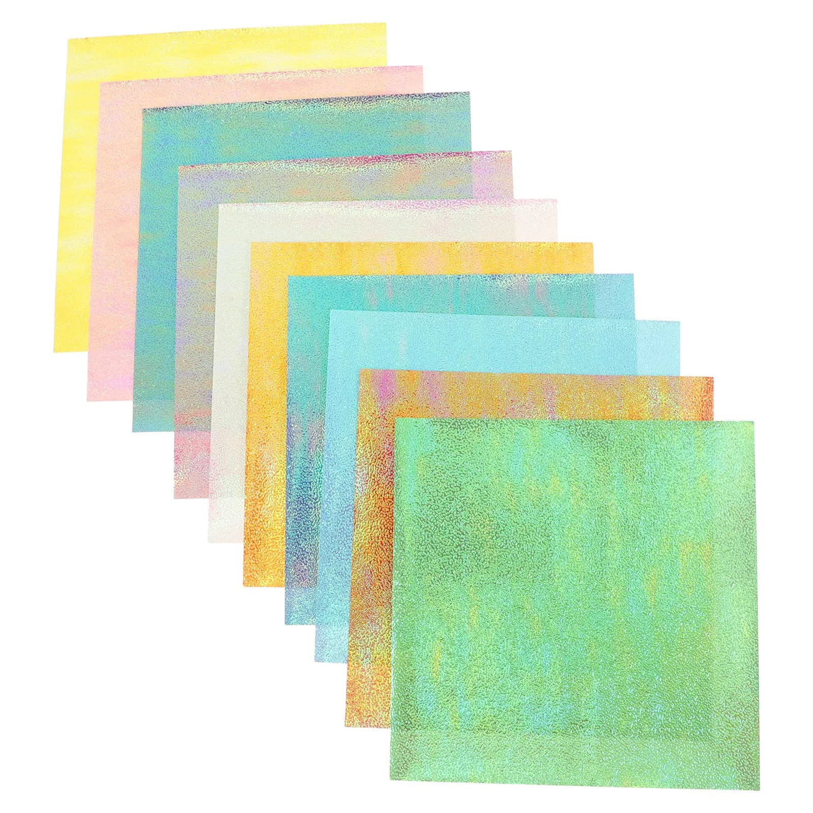 20 Sheets 15Cm Square Japanese Style Pearlescent Origami Paper Shimmer Glossy Craft Paper for DIY Crafts Scrapbooking Handmade