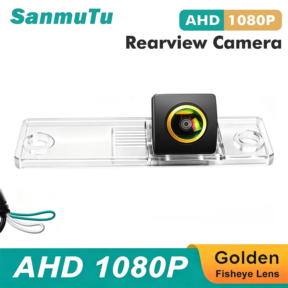 HD Backup Camera for Cars for Toyota 4Runner/Hilux Surf/Fortuner SW4 / Innova/08-10 Junjie FR/Junjie FSV Waterproof Car Rear View Camera AHD 1080P Fisheye Reversing Camera