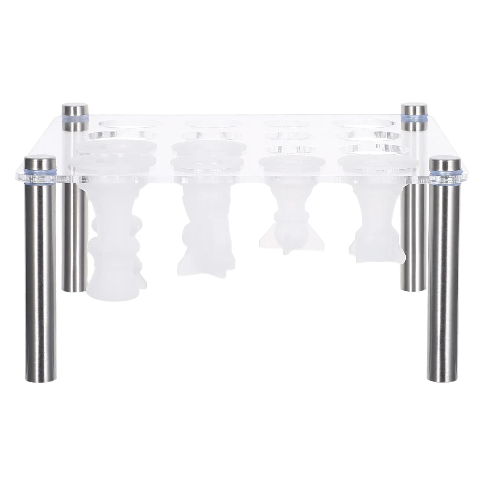 Set di Stampi Flessibili in Silicone per Pezzi degli Scacchi, Kit Riutilizzabile per Stampi in Resina Epossidica, Facile da Sformare, per Hobbisti del Fai-da-Te