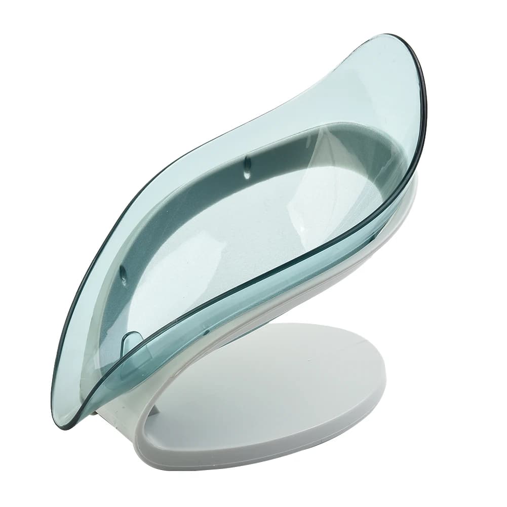 Dispenser per portasapone Foglia Lavandino per sapone Scatola di supporto Piatto di stoccaggio Bagno Bagno Doccia Portapiatti Multifunzionale