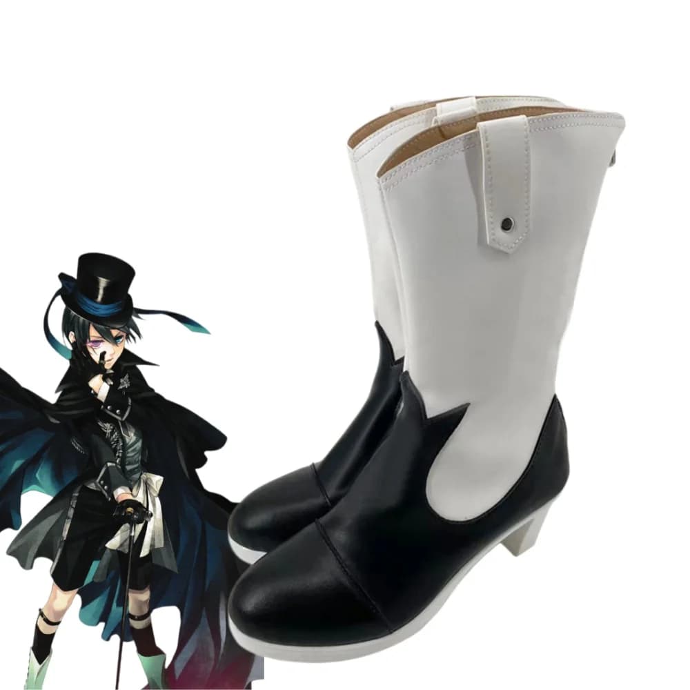 Black Butler Emerald Witch Arc Ciel Phantomhive Scarpe da cosplay Stivali Stivaletti Calzature per costume per il Carnevale