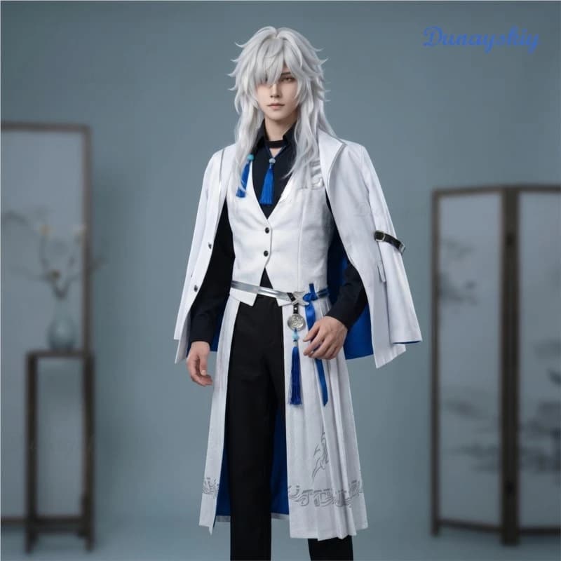 Honkai Star Rail Jing Yuan Collab - Men's Anime Role Play Suit, Halloween Party Kawaii Cos cosplay full costumes and sets