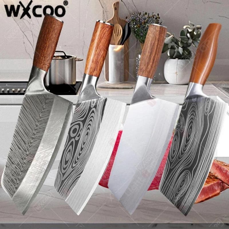 WXCOO Professional kitchen knife from chef Ultra sharp kitchen knife Cutting knife for vegetables to slice stainless steel fish
