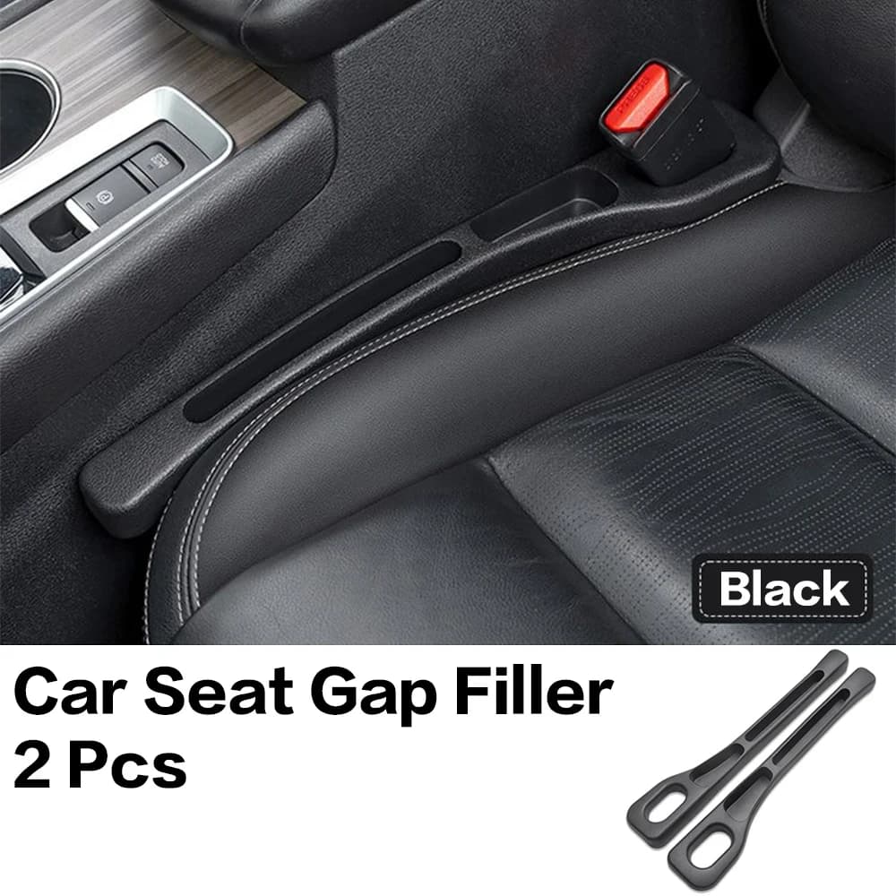 Car Seat Gap Filler Organizer PU Universal Car Seat Gap Anti-leak Stopper Strip Slot Seat Gap Storage Organizer Accessories