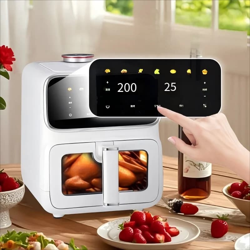 Household Electric Smart Air Fryer Oven Oil-Free Easy Clean Fast Cooking Air Fryers