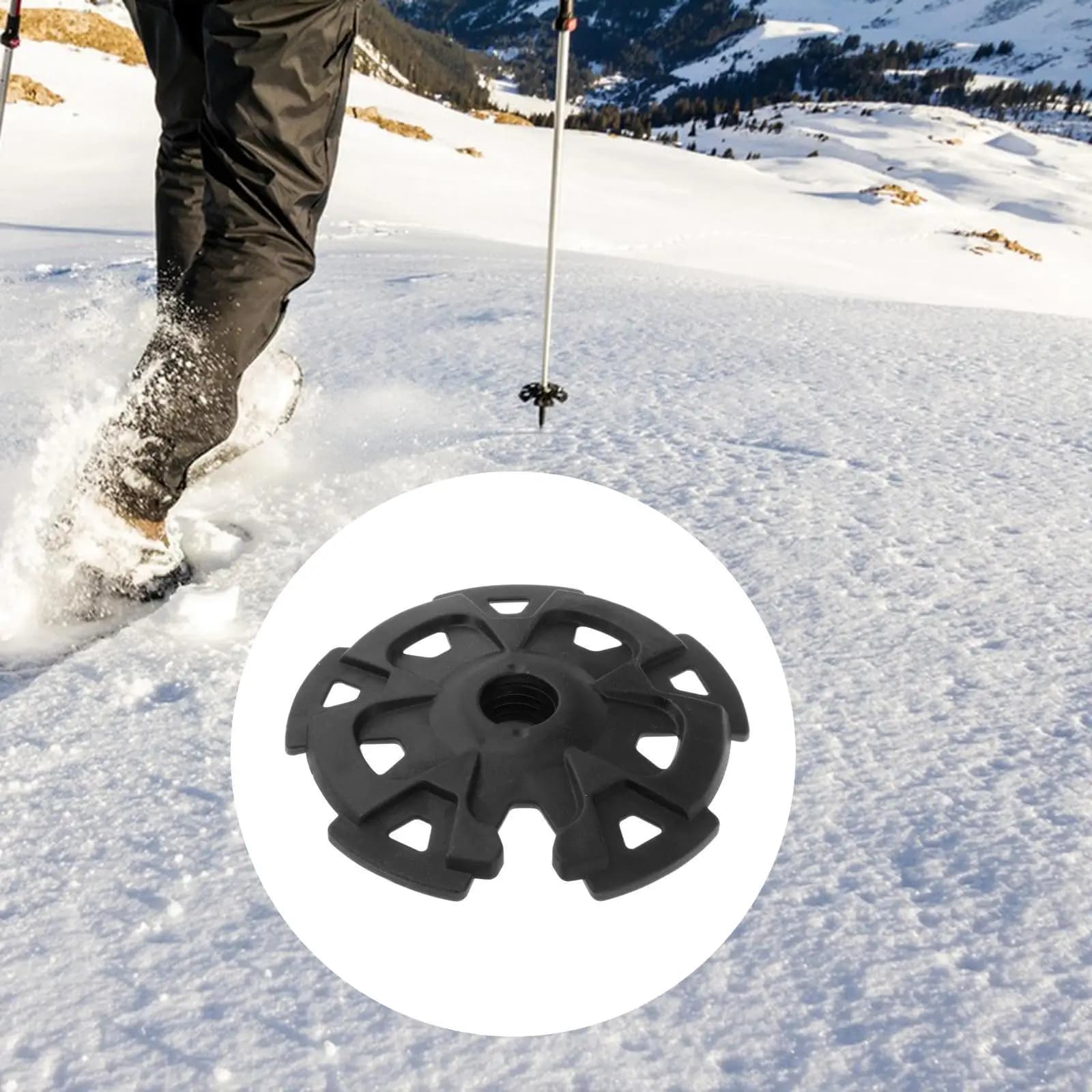 Removable PP Rubber Toe for Trekking Sticks, for Mountain and Outdoor Hiking