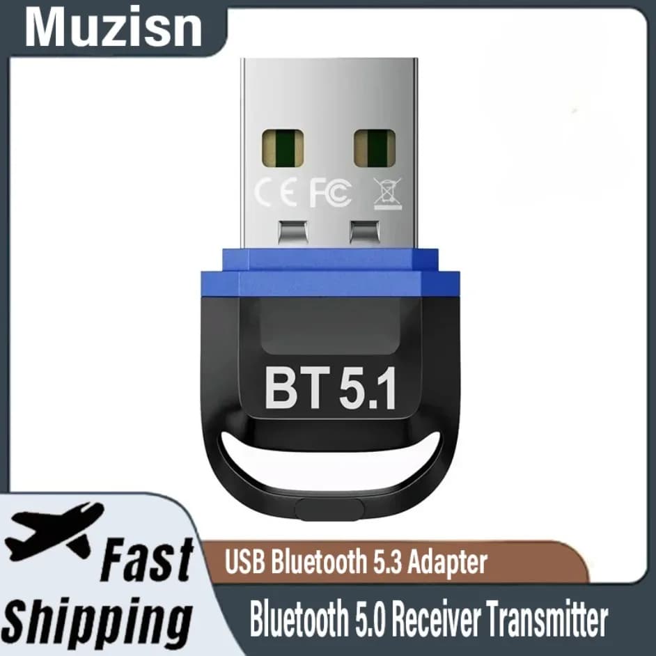 Adattatore USB Bluetooth 5.3 5.1 per altoparlante wireless Mouse audio Dongle Bluetooth Adattatore USB Trasmettitore ricevitore Bluetooth 5.0