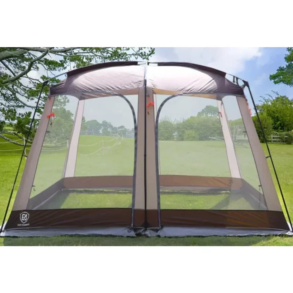 Tenda a rete 12' x 10' per campeggio, tenda con zanzariera per 8-10 persone, riparo dal sole - Offerta imperdibile!