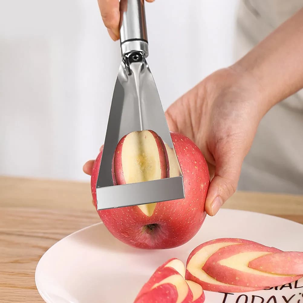 Coltello per Intaglio Frutta in Acciaio Inossidabile Stabile, Utensile da Cucina Domestico Portatile per Modellare Verdure, Ideale per Ristoranti