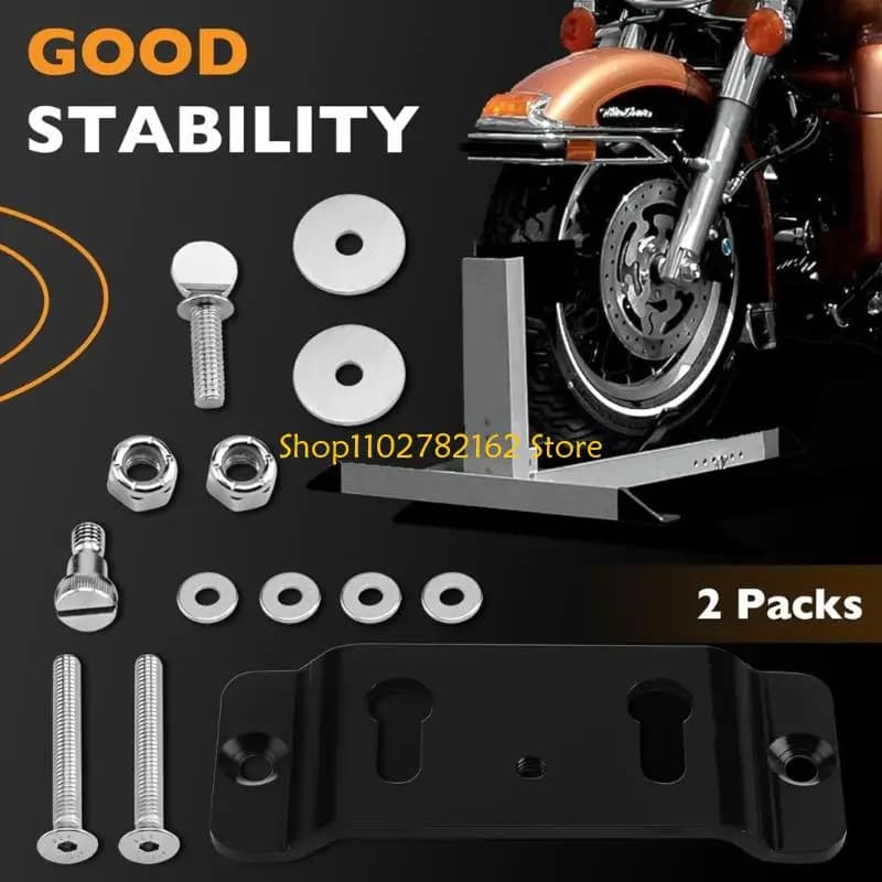 547B adattatore supporto ruota per rimorchio sicuro 2 pezzi per stabilizzare le biciclette qualsiasi piattaforma piana