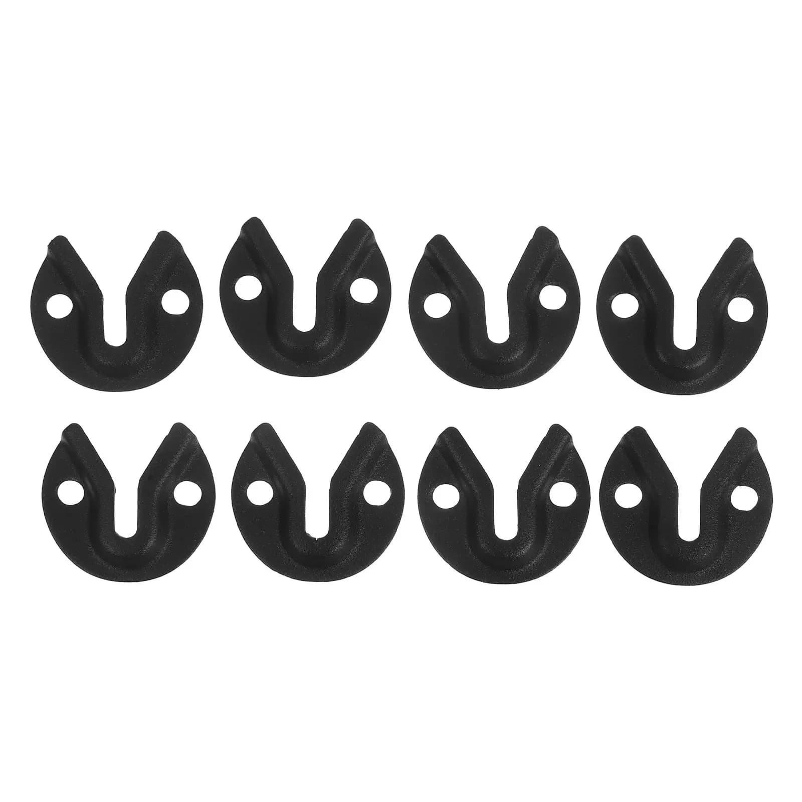 8Pcs Robust Keyhole Hooks Metal Picture Frame Hangers Mirror Shelf Mounting Hardware Easy Install Convex Design Wall Hanging Kit