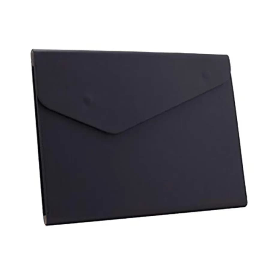 PU Leather A4 File Folder Document Holder Waterproof Portfolio Envelope Folder Case with Invisible Magnetic Closure
