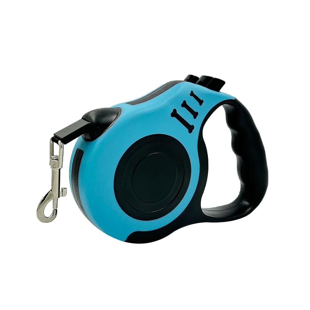 Guinzaglio per Cani di Piccola Taglia e Gatti, 3m 5m, Retrattile Automatico, Resistente in Nylon, per Viaggi, Passeggiate e Escursioni all'Aperto