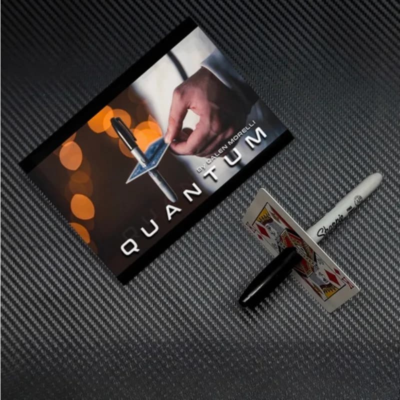 Quantum By Calen Morelli Penna attraverso la carta Trucco magico Close Up Magia Magicians Prop Accessorio Illusion Gimmick