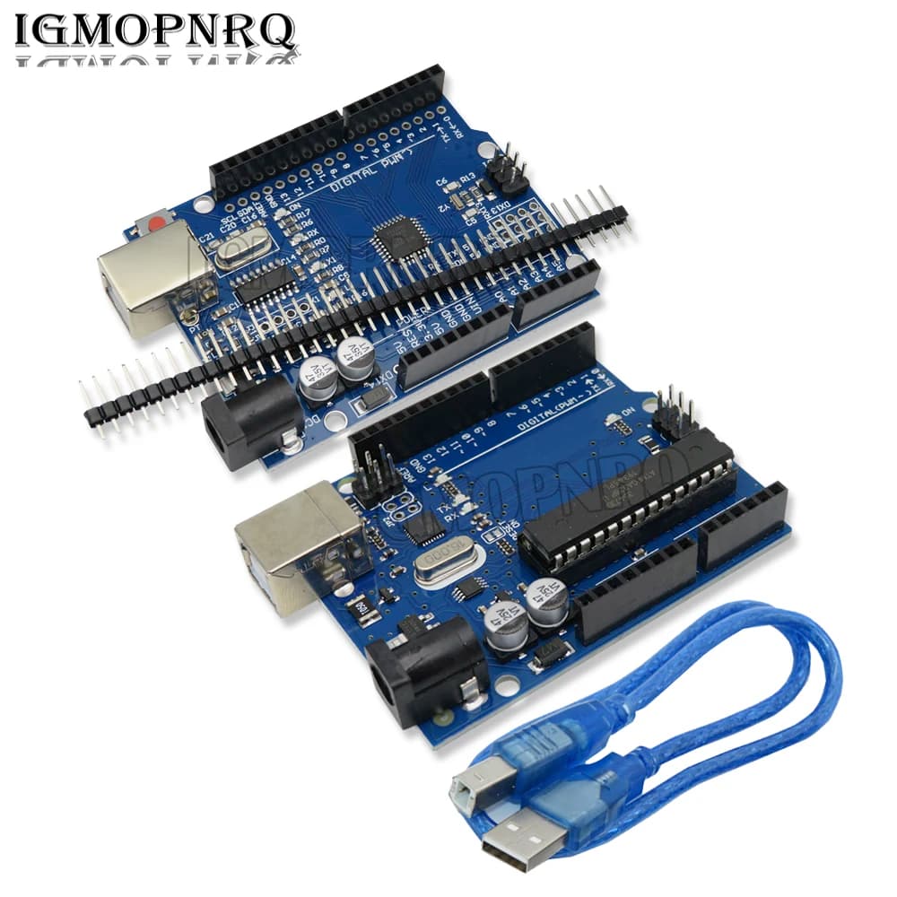 UNO R3 ATMEGA328P CH340 / ATEGA16U2 expansion card compatible Arduino R3/R4 UNO Proto Shield with cable