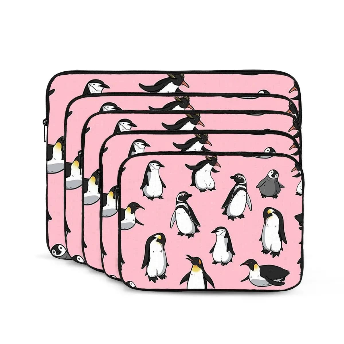Custodia per laptop per notebook con modello simpatico pinguino Custodia per custodia per notebook da 10 12 13 15 17 pollici Custodia antiurto per tablet