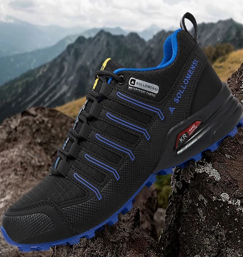 Scarponi da trekking da uomo, stivali tattici da deserto, stivali militari, scarponi da trekking per forze speciali, stivali da lavoro antiscivolo e caldi