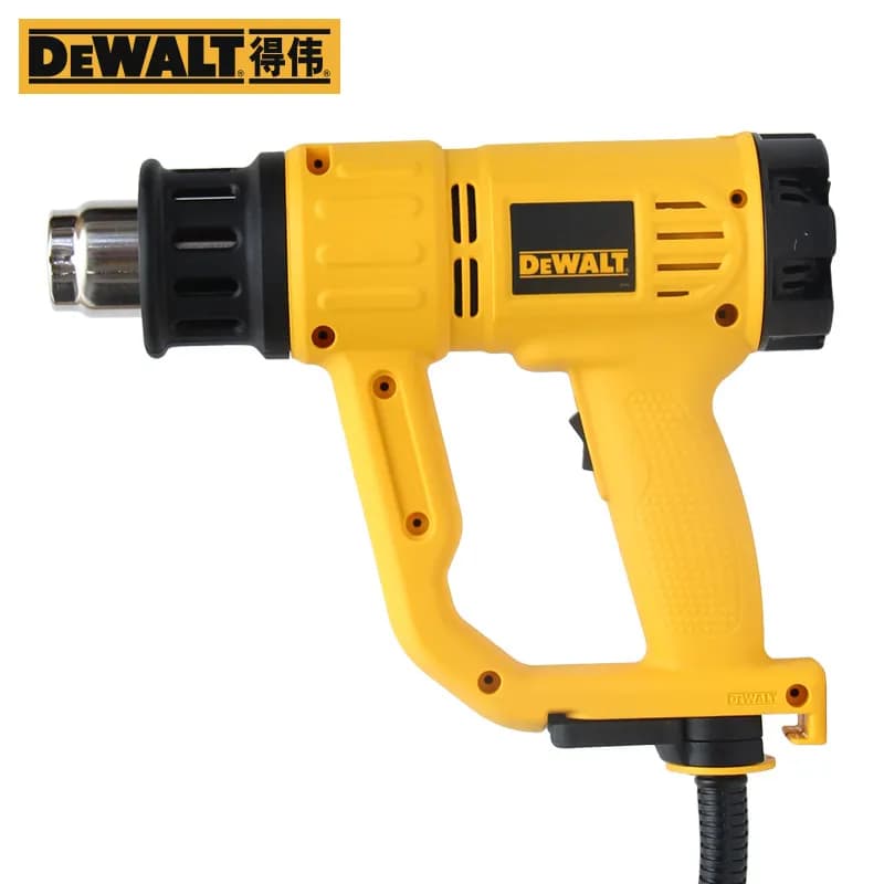 Pistola Termica DeWalt D26414-A9 2000W con Display Digitale, Strumento Professionale ad Aria Calda per Artigianato e Progetti Fai-da-Te