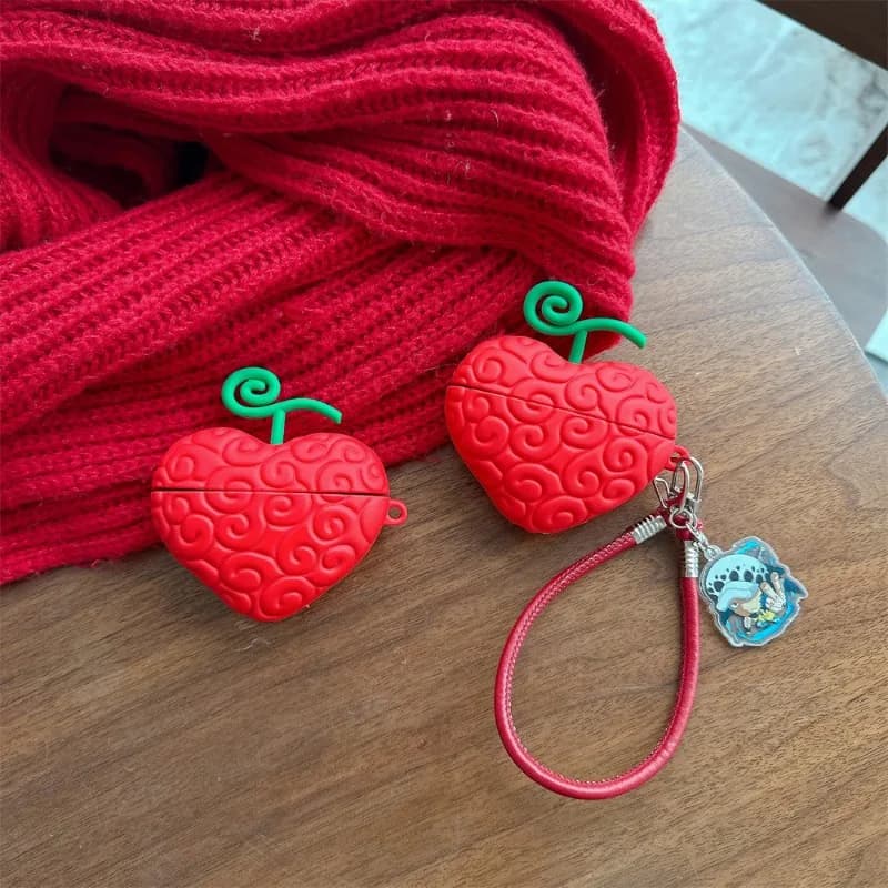 Anime One Piece Devil Fruit AirPods Pro 3 Apple Bluetooth Earbud Case - Compatible with One Piece 4th Generation Protective Case