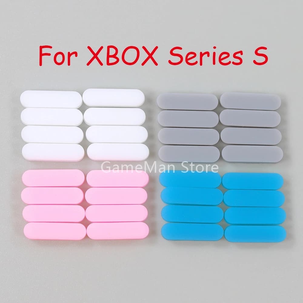 2 set di cuscinetti in gomma per piedi con parte di ricambio adesiva per copertura del piede XBOX serie S