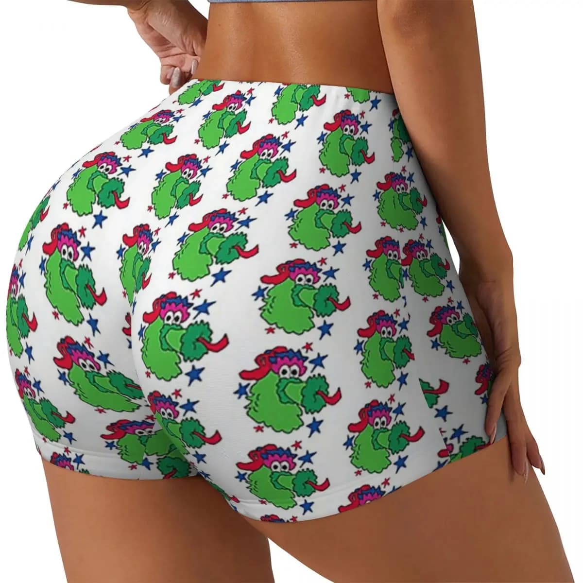 Pantaloncini da corsa per allenamento da palestra da donna Phanatic personalizzati Pantaloncini da yoga per motociclisti da pallavolo atletici