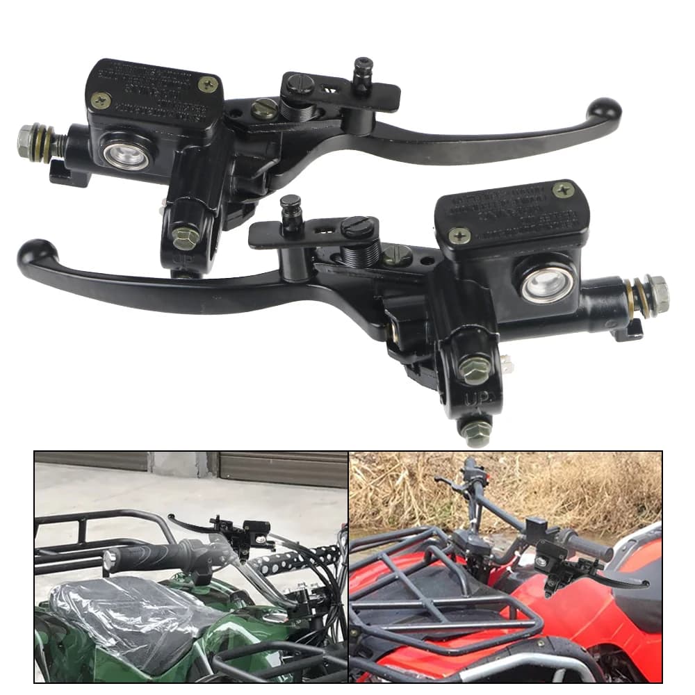 Per Universale 50cc-250cc Dirt Bike ATV A Quattro ruote Sinistra Destra Cilindro Leva Freno Idraulico Moto Leva Frizione Pompa
