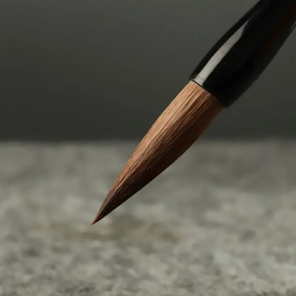 Traditional Chinese Calligraphy Brush Oil Watercolor Oil Painting Scriptures Writing Brush High-end Wood Art Paint Brush Student