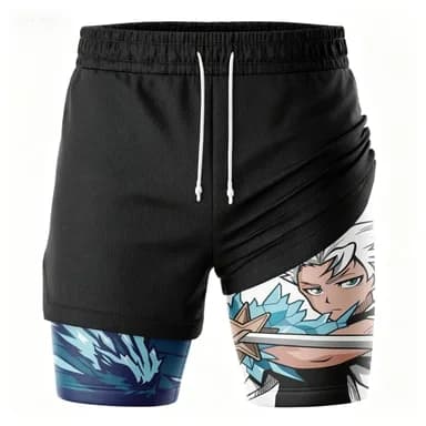 Pantaloncini da Allenamento a Due Pezzi, Traspiranti e ad Asciugatura Rapida, Ideali per il Fitness e le Vacanze