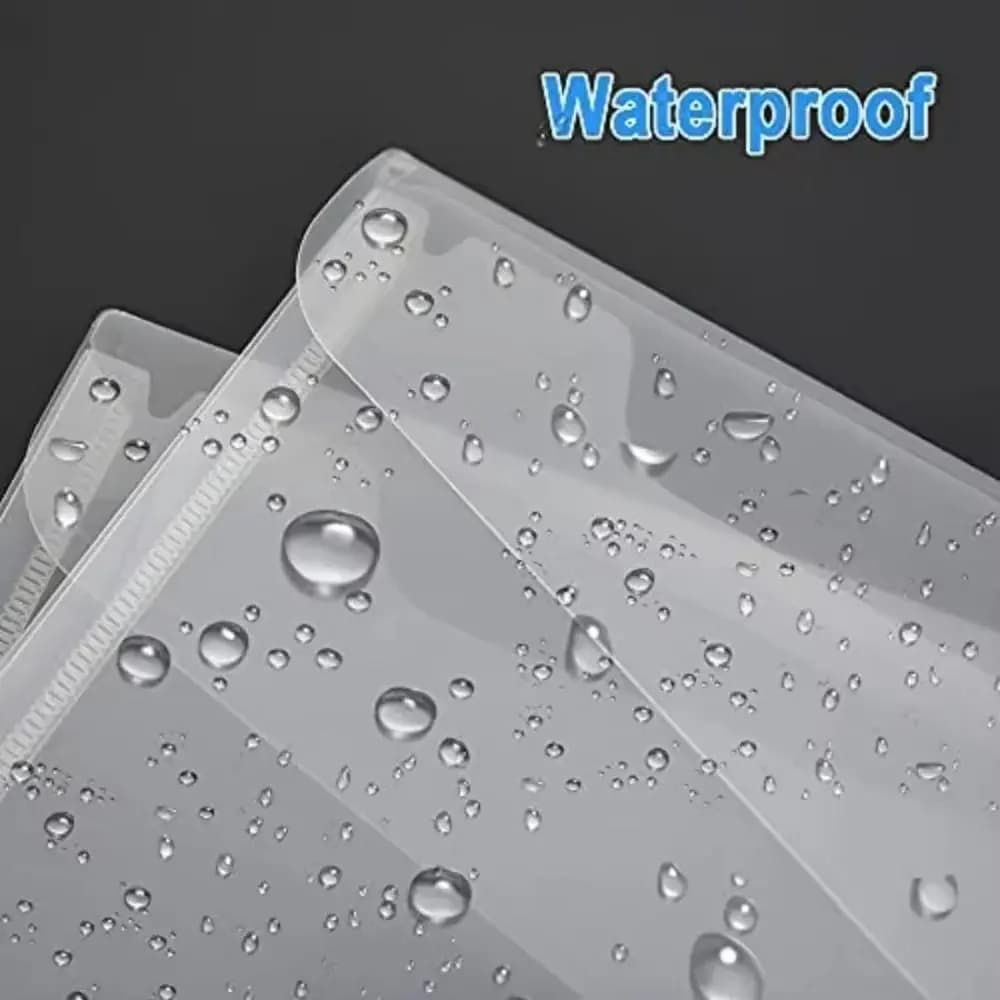 1 pz con tasca per etichette raccoglitore A4 tasca trasparente trasparente cartelle per documenti buste con bottone a pressione in plastica portafogli popper