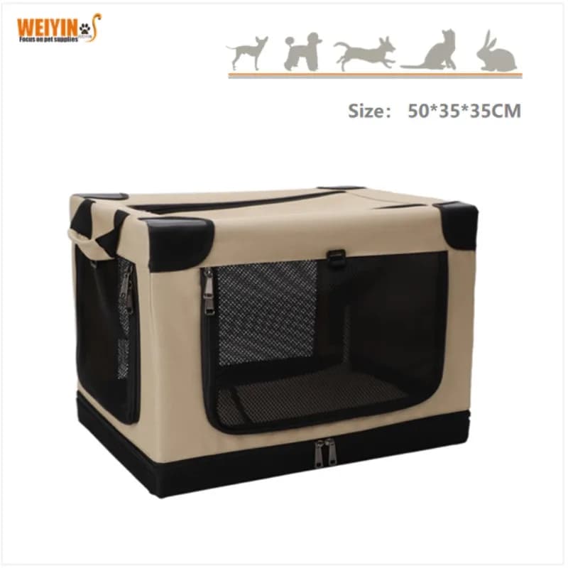 Gabbia per cani per auto per animali domestici, seggiolino per auto per cani, traspirante, visibile, borsa per auto per animali domestici, lucernario superiore, scatola per il trasporto del cane