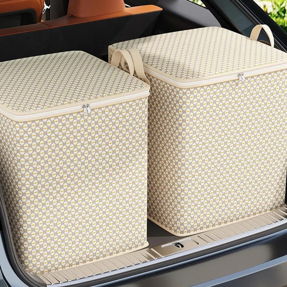 Borsa portaoggetti extra large - Borsa portaoggetti multifunzionale per biancheria da letto, abbigliamento e biancheria intima con cerniera sotto il letto