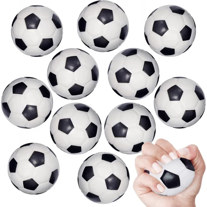 10-piece sports balloons for children, soccer balls, stress foam, anxiety relief, relaxation