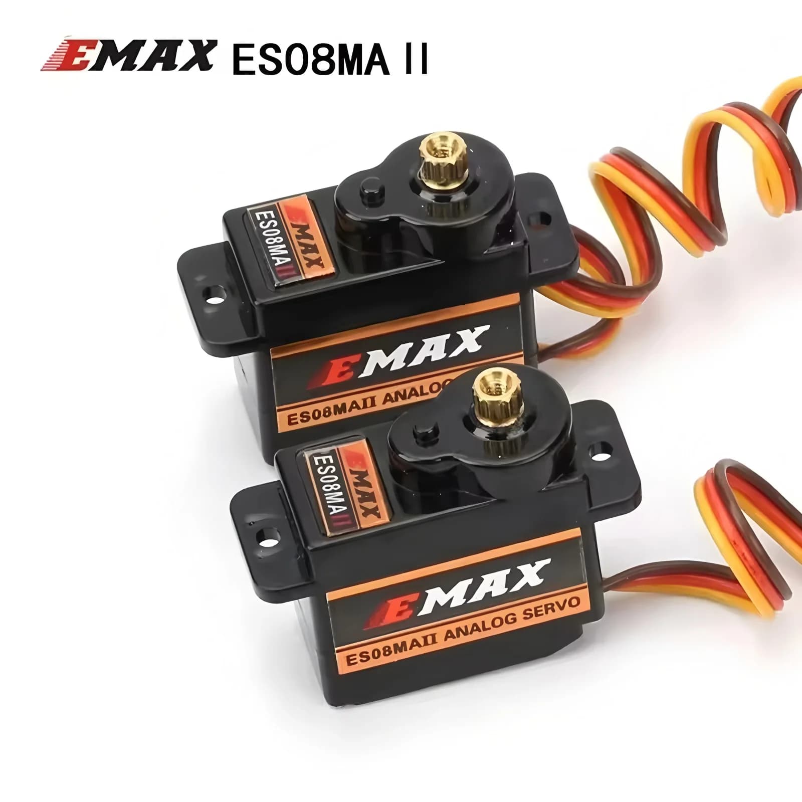 4 pezzi di servomotori analogici originali EMAX ES08MA II 12g Mini Metal Gear Micro Servo per elicotteri RC, aerei RC, robot RC
