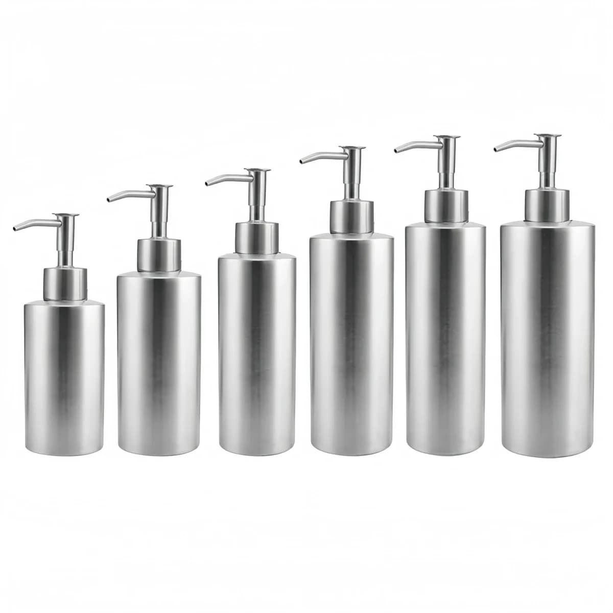 Set di Accessori per il Bagno con Dispenser di Sapone da Appoggio 16,2x5,5x5,5cm Design Senza Disordine Estetica Moderna