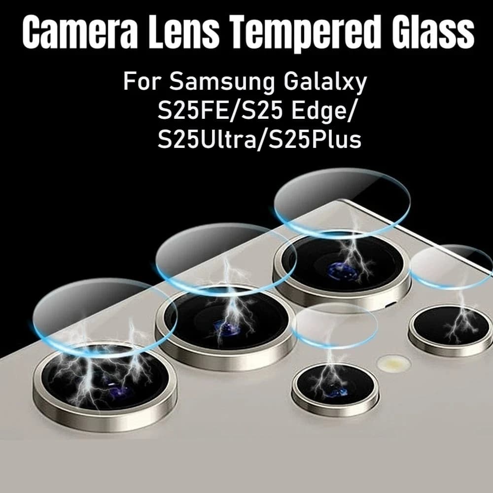 Ultra HD Obiettivo Della Fotocamera Della Copertura Della Protezione Flim Per Samsung S25 FE Bordo S24 S23 Ultra Plus Anti-graffio Definit Obiettivo di Vetro Proteggere Cap