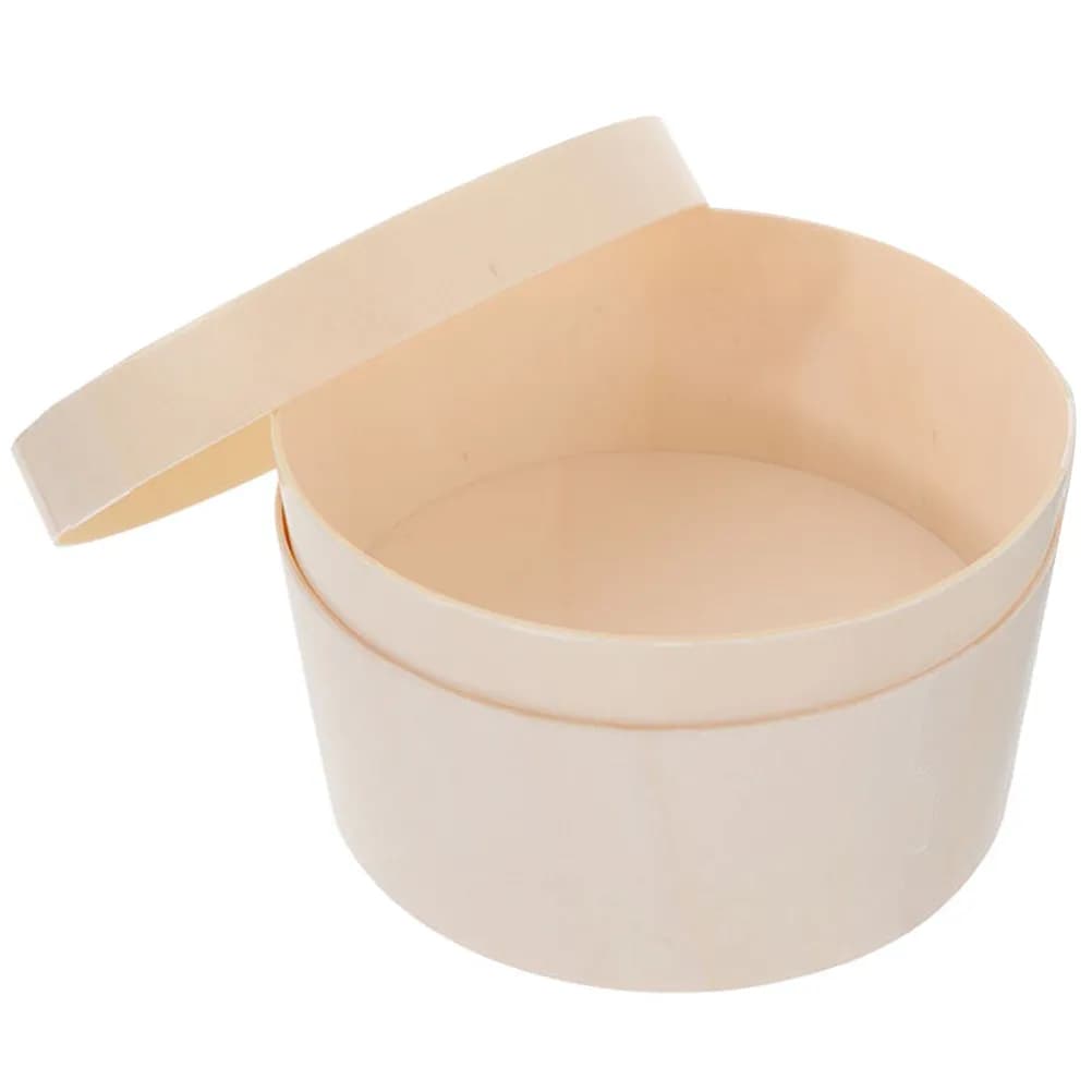 Scatola Rotonda in Legno per Torte con Coperchio, Contenitore Premium in Legno Naturale per Dessert, Ideale per Matrimoni, Baby Shower, Feste di Natale, Regalo Elegante