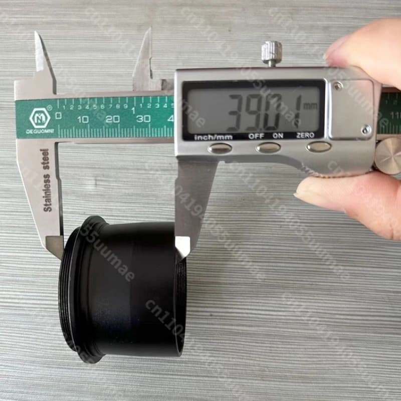 Anello adattatore da 2 pollici a M48 Manicotto per fotografia Accessorio per telescopio astronomico con messa a fuoco dritta durevole ad alta definizione in metallo
