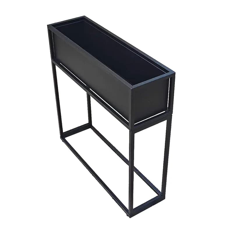 Cross-border supply Large outdoor courtyard 200 liters iron plate galvanized flower pot pot wrought iron flow