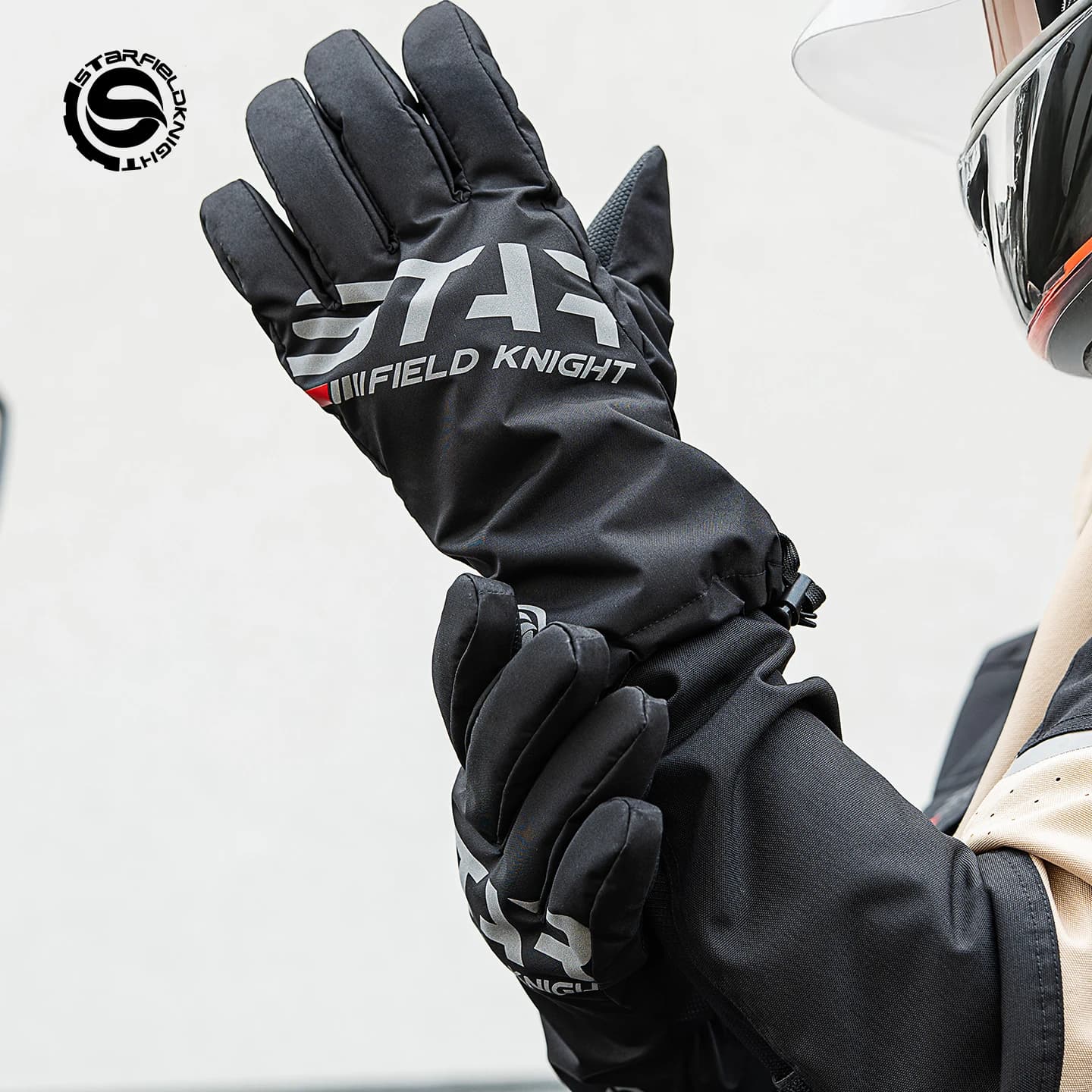 Four Season Waterproof Motorcycle Gloves Cover Touch Screen Warm Rain-proof Gloves Cover For Motorcycle Travel Moto Riding