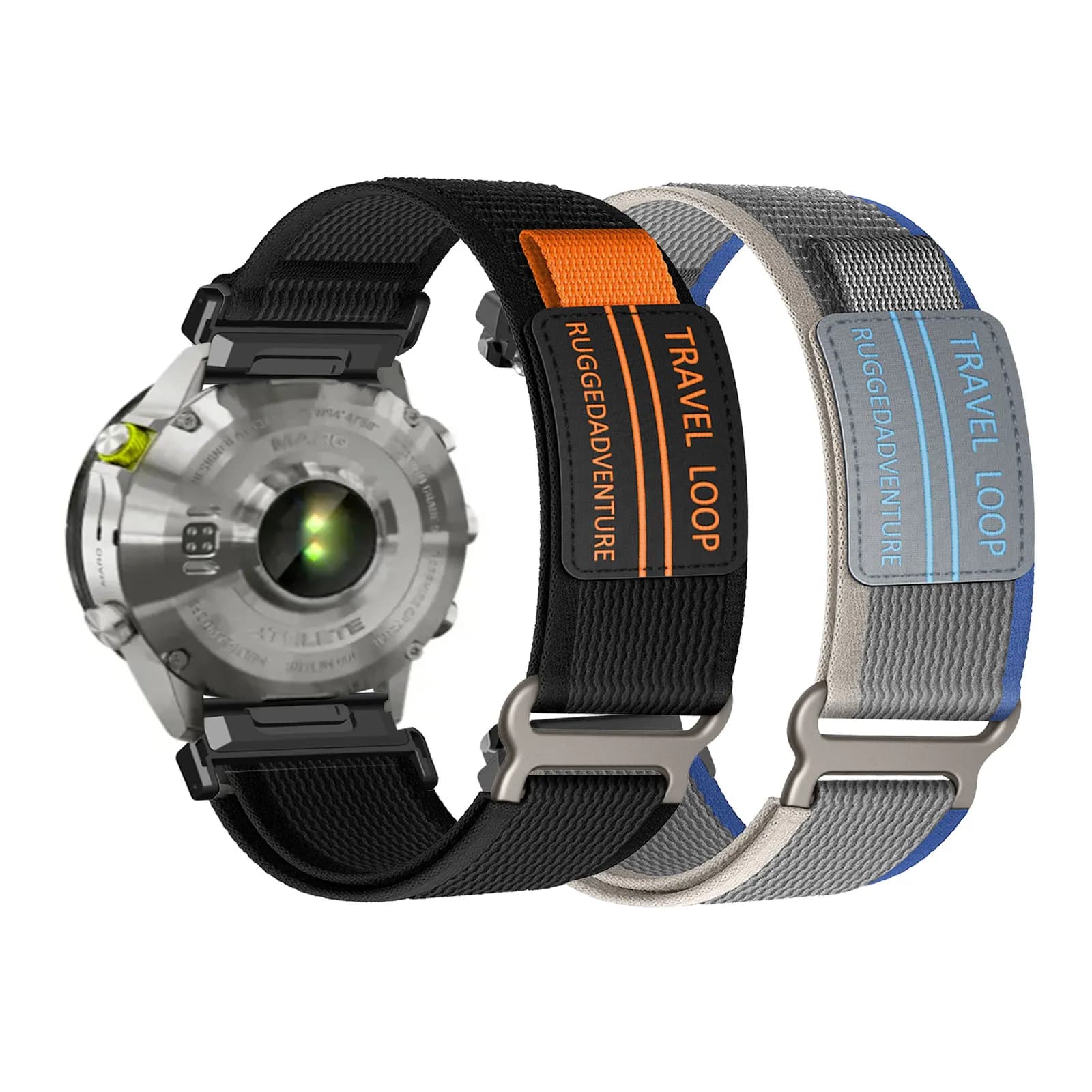 2 cinturini in nylon con velcro per cinturino Garmin MARQ Athlete/MARQ Athlete Gen 2 per uomo e donna