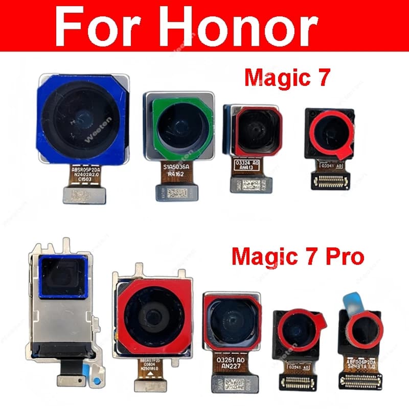 Fotocamera principale anteriore posteriore per Huawei Honor Magic 7 7Pro Selfie posteriore primario frontale parti accessorie di ricambio per fotocamera principale posteriore primaria