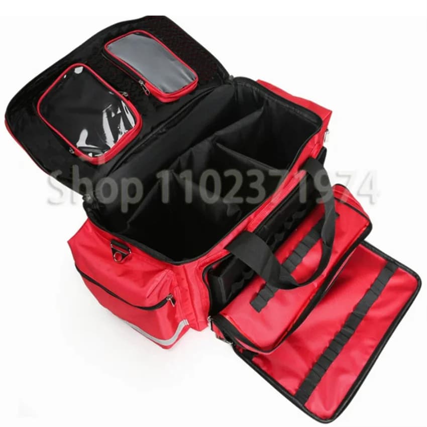 Portable Transaction Package Camping Travel Backpack Outdoor First Aid Medical Bag Isolation Multi-pocket Large Storage
