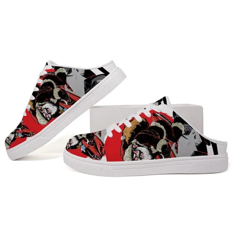 Ladies Men's Casual Sneakers，Christmas Cycling Pattern Design，Various specifications available，Comfortable and lightweight sport