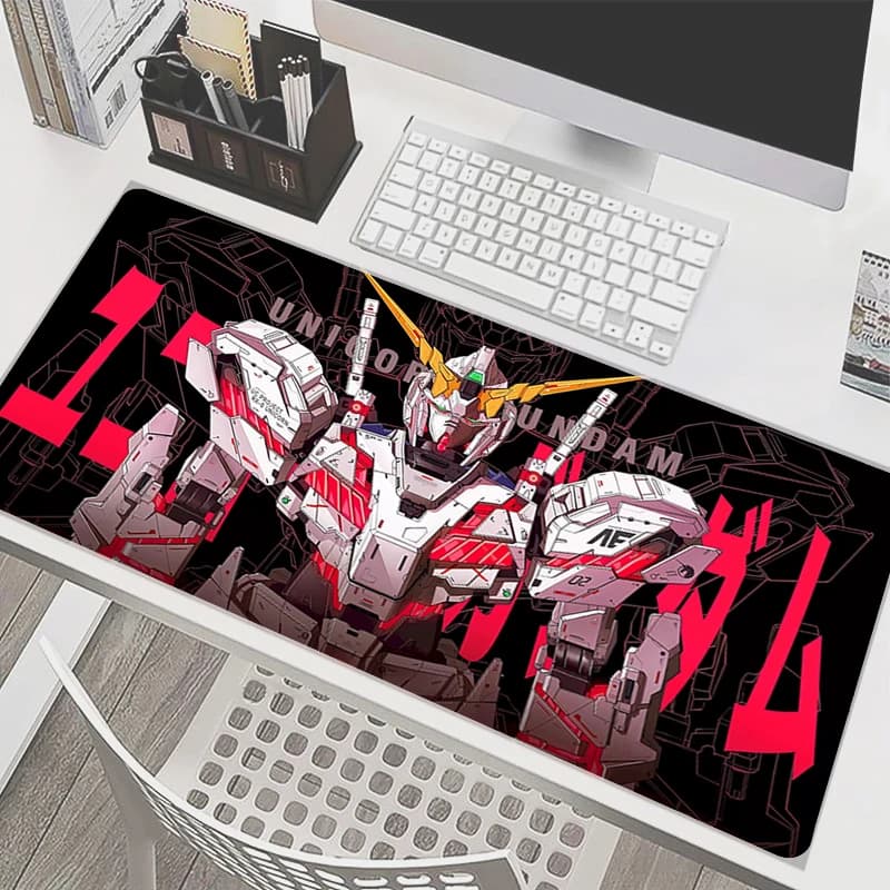 Tappetino per mouse 90x40cm M-mechanical Warrior G-gundam XXL, stampa HD per computer, tappetino da scrivania, tastiera, accessori da gioco anime, tappetino per mouse, tappeto