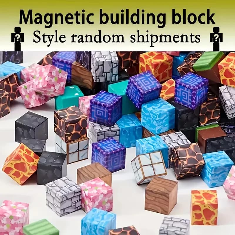 Magnetic Blocks for Construction, Assorted Forms for Children Education, Construction Magnetic Toys