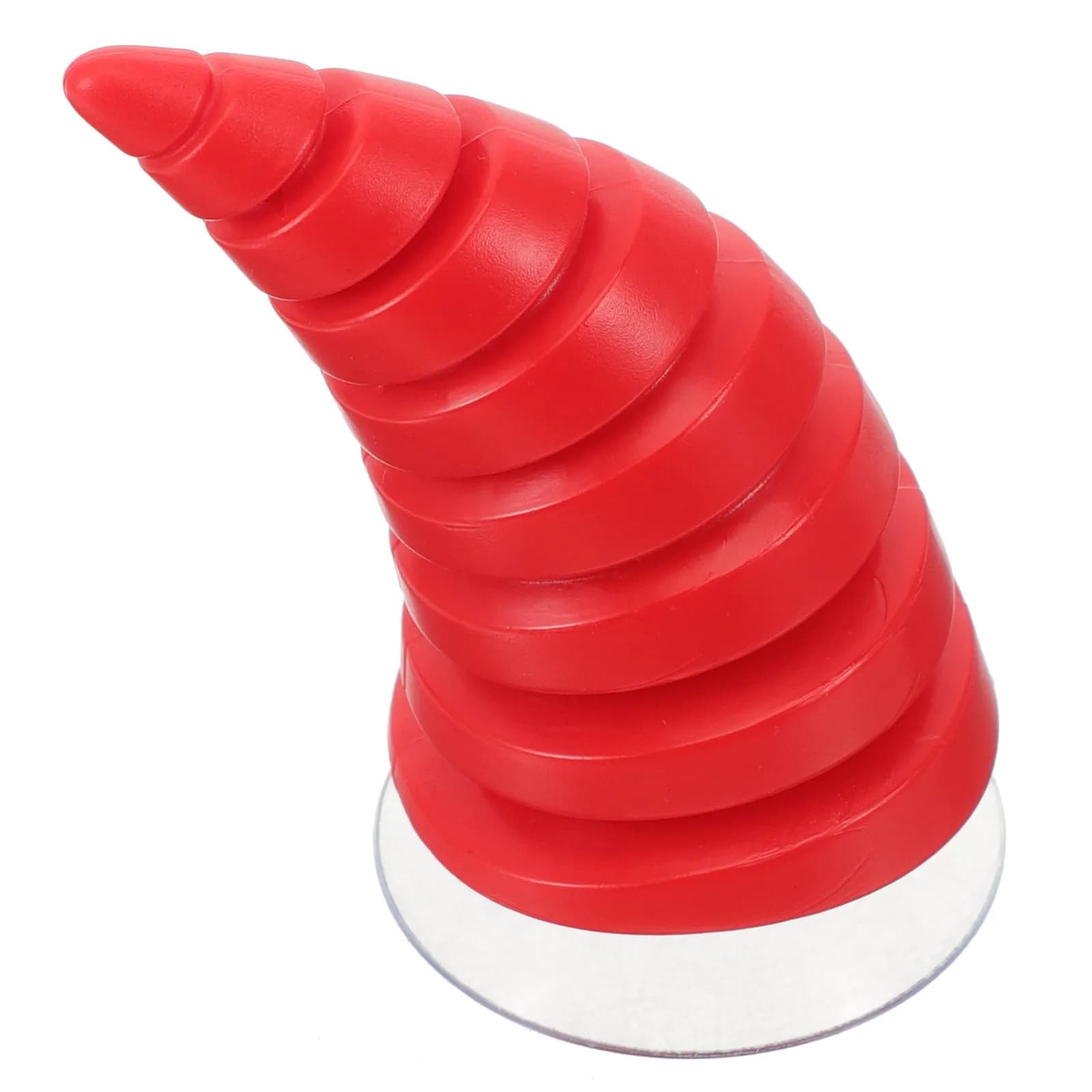 Clacson per Moto con Ventosa Potente, Decorazione 3D per Caschi da Moto, Sci, Snowboard e Bici