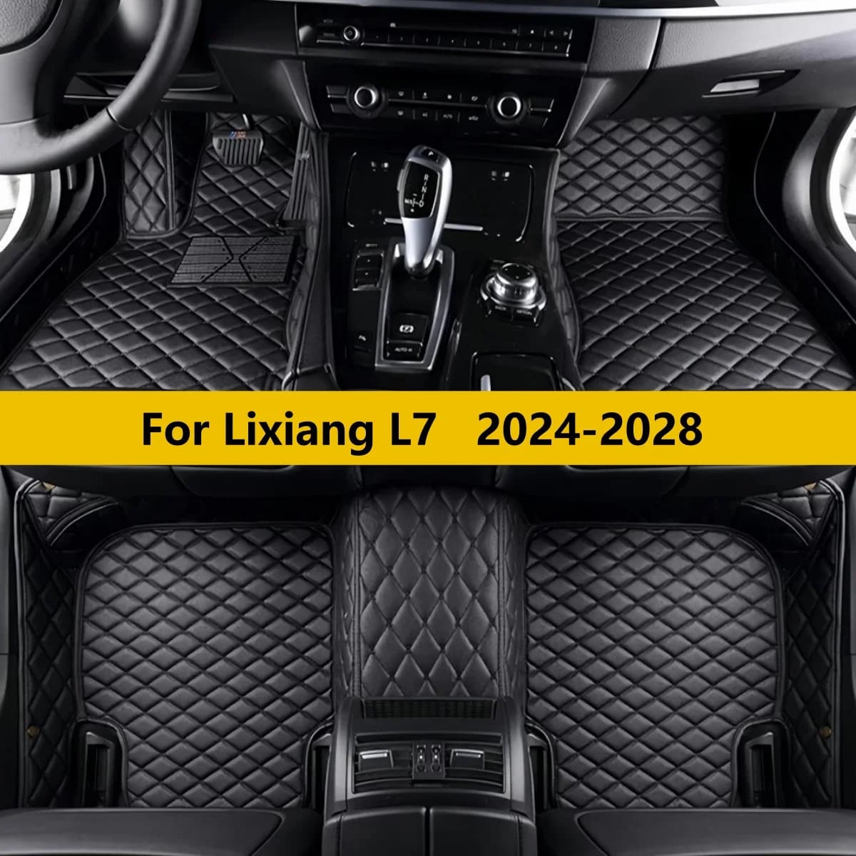 Car Floor Mats Fits For Lixiang L7 2024 2025 2026 2027 2028 Car Foot Matts Rugs Vehicle Front Rear Row Full Set Carpet Pads