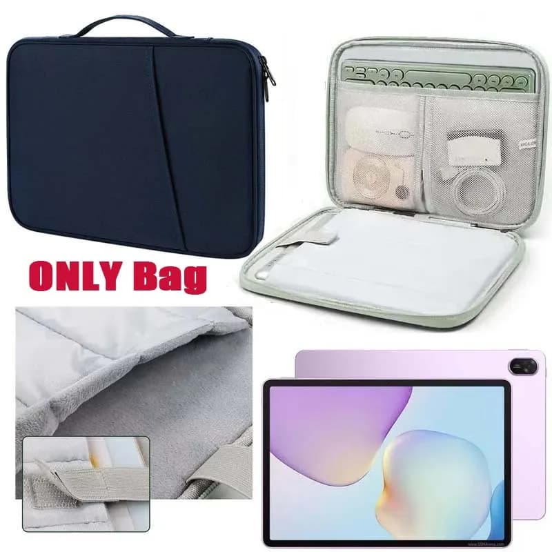 Per Huawei MatePad 11.5 2025 Maniglia Borsa da trasporto Custodia impermeabile in nylon per mouse Tastiera Caricatore Tasca con cerniera Custodia per tablet